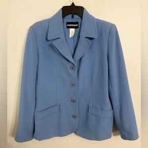 Requirements Pastel Blue Women's Blazer Jacket SIZE 14